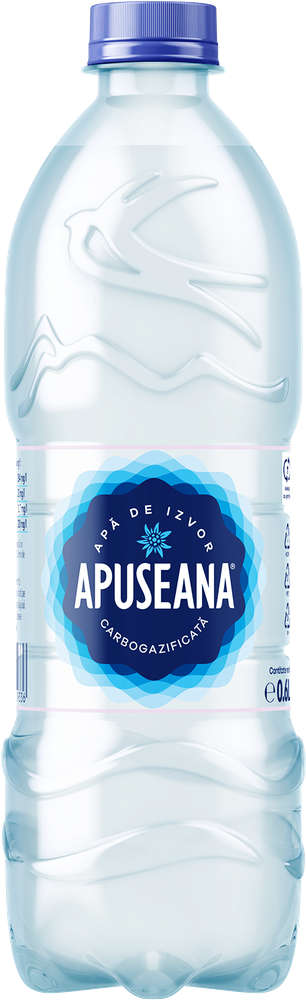 Apuseana Apă de izvor carbogazificată 0.6L