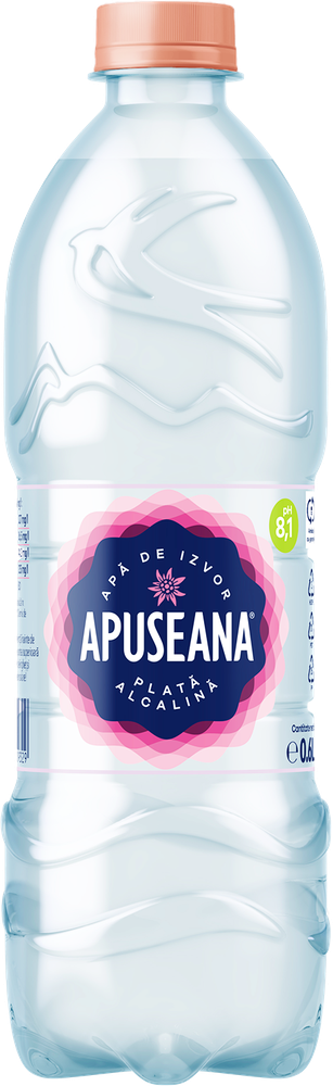 Apuseana Apă de izvor plată, alcalină 0.6L